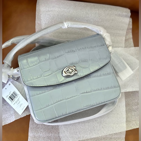 Coach Embossed Leather Cassie Crossbody Bag 19